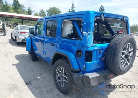 2025 Jeep Wrangler Sahara from USA, damaged, VIN 1C4PJXEN8SW589601